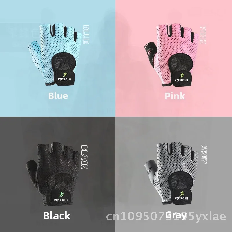 

Unisex Fitness Gloves Half Finger for Men And Women Wrist Protection Non-Slip Breathable Gym Lifting Dumbbell Exercise Sports