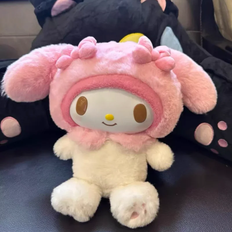 

Новая милая мультяшная плюшевая кукла My Melody с функцией разговора, мягкая игрушка-животное, аниме-персонаж, украшение, подарок для девочки на праздник