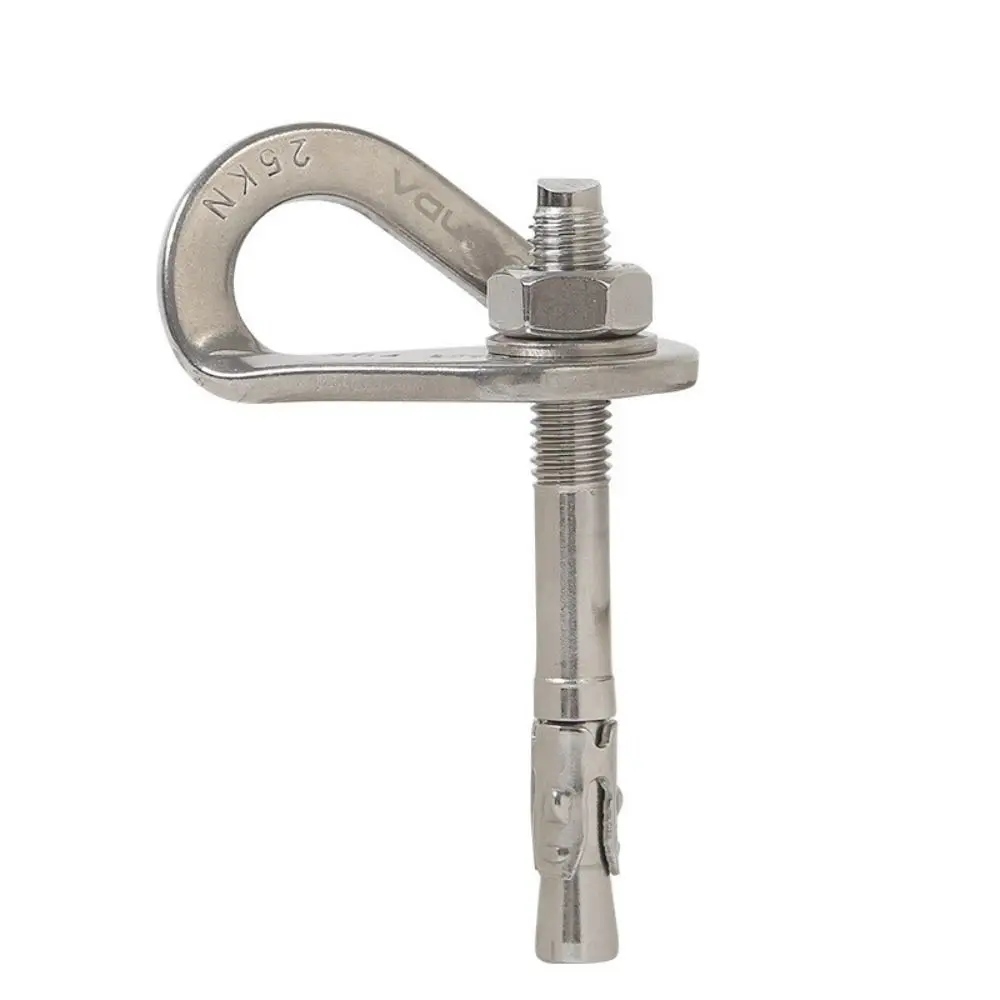 M8 M10 Rock Climb Fastening Piton Stainless Steel Hanger Plate Climb Expansion Screw Professional 25kN Rock Climb Nut