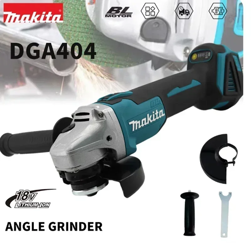 Makita DGA404 100MM Variable Speed Brushless 18V เครื่องบดมุมไฟฟ้าเครื่องขัดตัดเครื่องมือไฟฟ้า