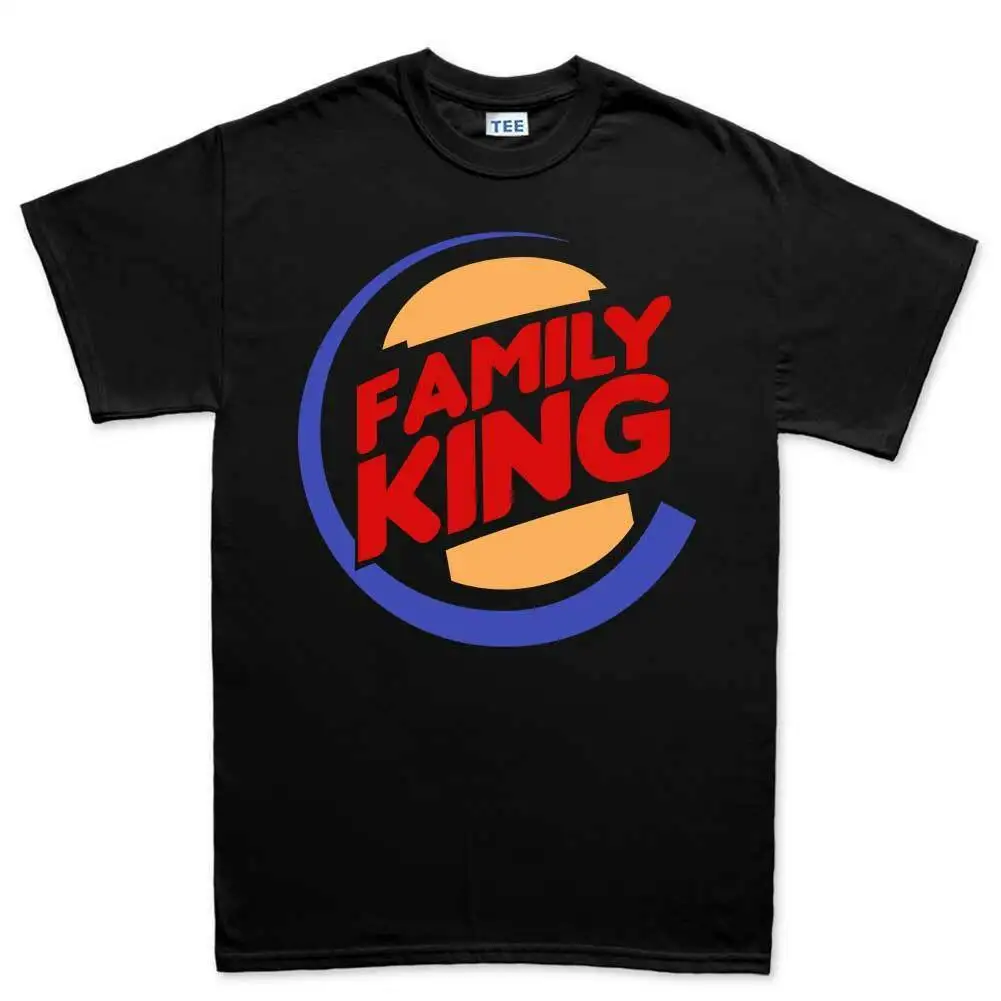 

Family Burger King Dad Daddy Fathers Day Present Food Funny Mens T shirt Tee