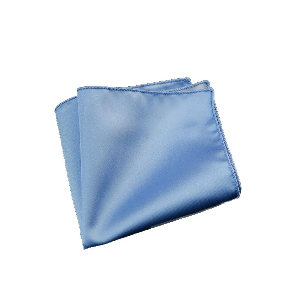 Heren Effen Kleuren Hankerchief Sjaals Vintage Zijde Satijn Mannen Pakken Pochet Trouwjurk Borst Handdoek Pak Accessoires