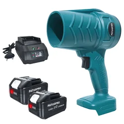 21V Cordless Violent Air Gun Jet Fan Rechargeable High Power Blowing Dryer Handheld Car Cleaner Dryer For Makita 18v Battery