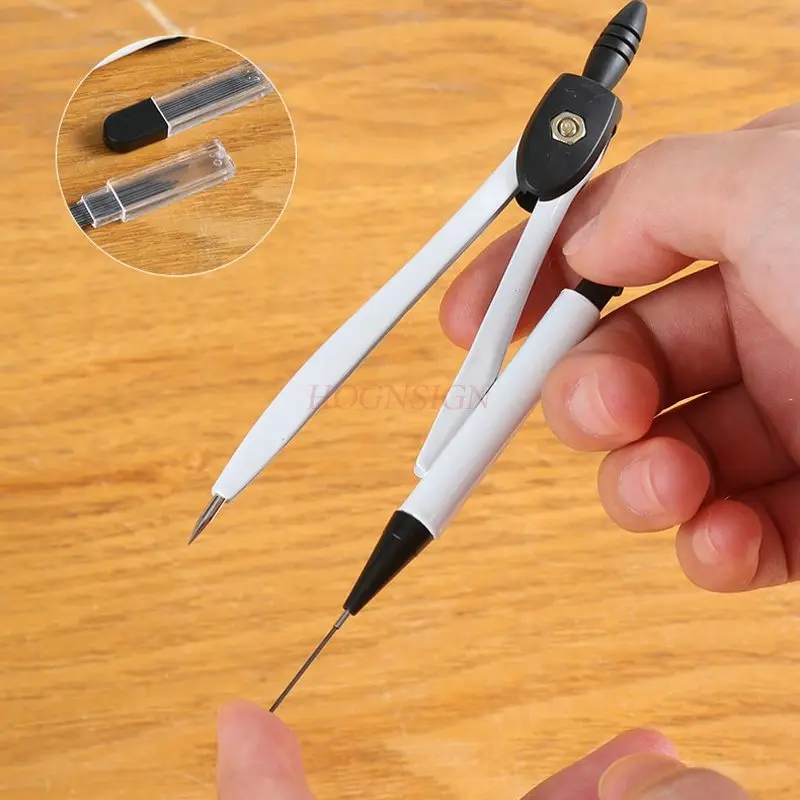 

2 шт./компл. канцелярские принадлежности для обучения геометрии и рисования для компаса, студенческого экзамена, набор канцелярских принадлежностей по математике