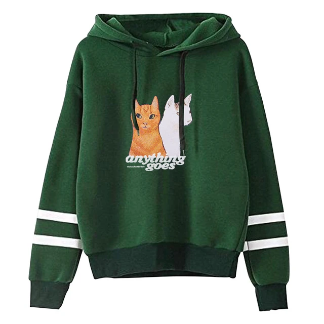 Emma chamberlain green hoodie hotsell