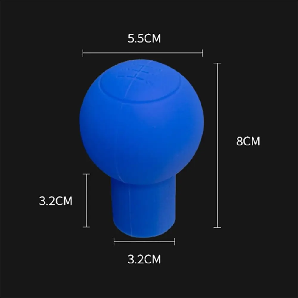 5 Gear Anti-skid Stick Lever Shell Silicone Shift Knob Cover Shift Gear Knob Cover Lever Shift Knob Gear Knob Cover