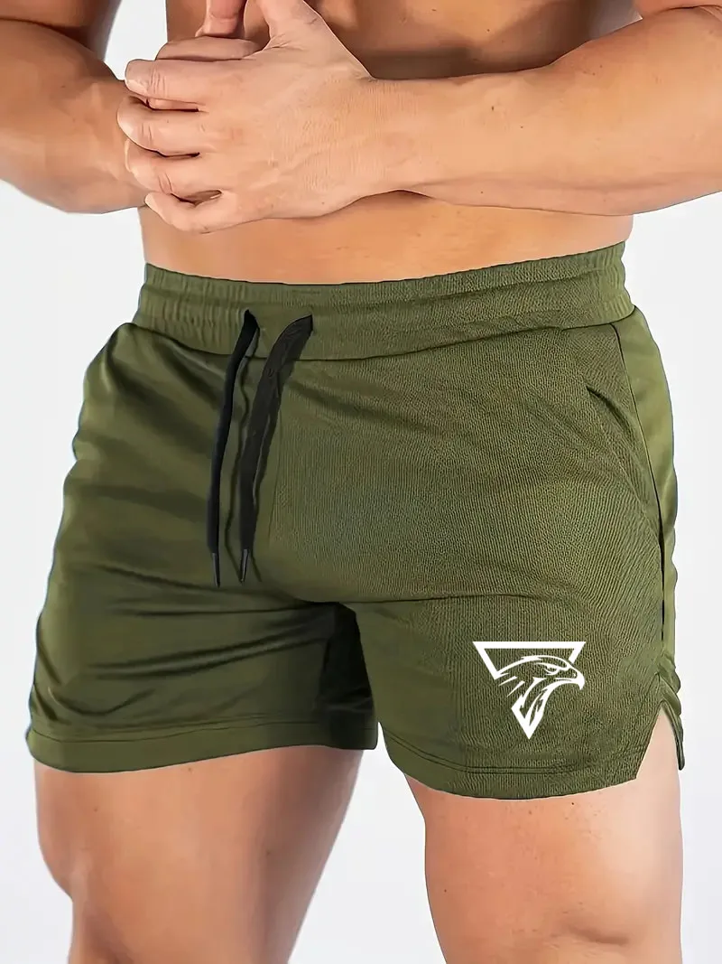 Shorts de prancha respirável masculino, maiô surf masculino, shorts de treino fitness, calça curta estampada casual, moda praia, novo