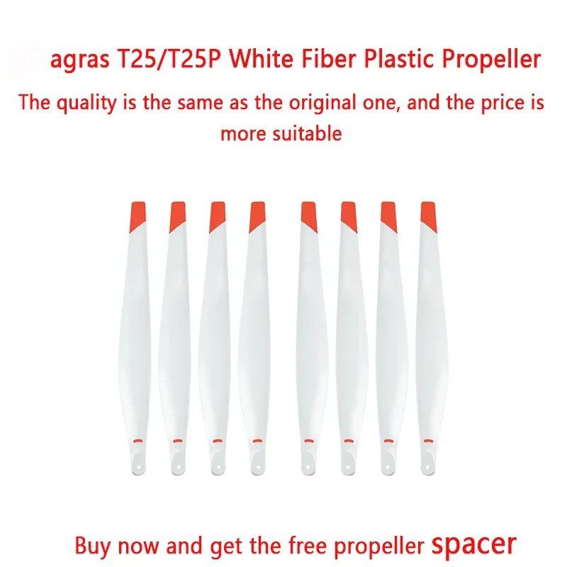 Copia de hélices blancas de plástico y fibra de carbono para Dron Agras T25/T25P 5018, protección solar para accesorios agrícolas, piezas de Dron
