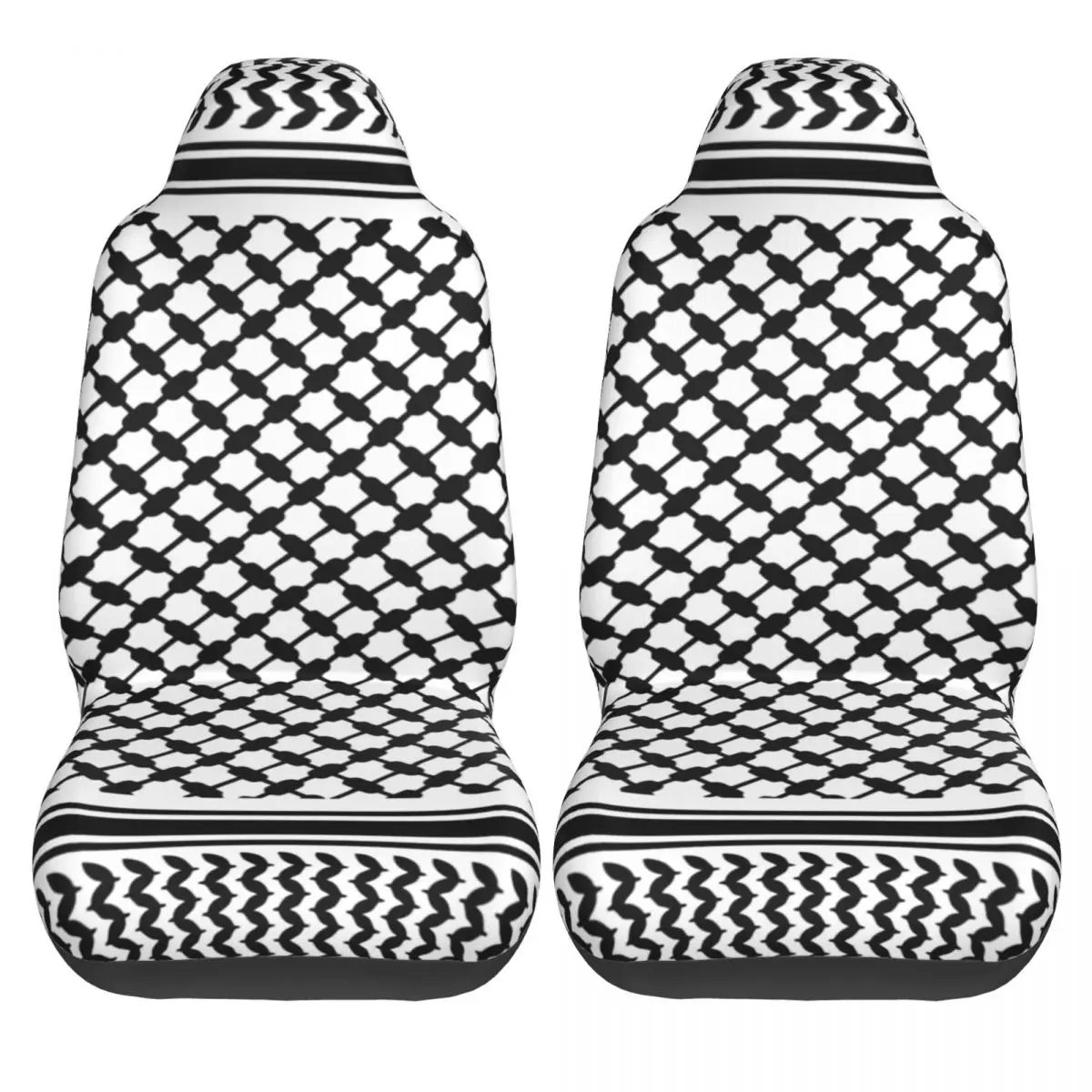 Black Arab Keffiyeh Universal Car Seat Cover Four Seasons AUTOYOUTH Arabic Car Seat Covers Fiber Car Accessories