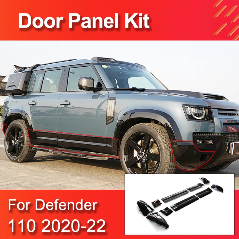 

Exterior Door Panels for Land Rover Defender 110 Accessories 2020-2022 Car Body Protection Panel for Defender 110 Door Panel Kit