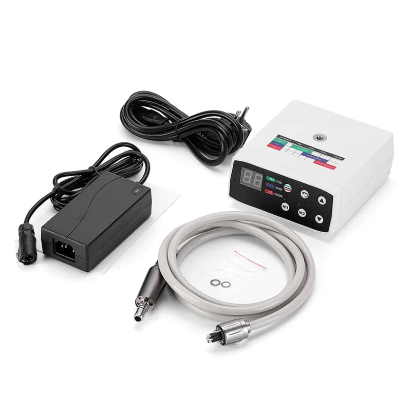 Dental Tool Brushless Micromotor LED Fiber Optical Brushless Internal Spray Electric Motor Dentistry Materials Unit