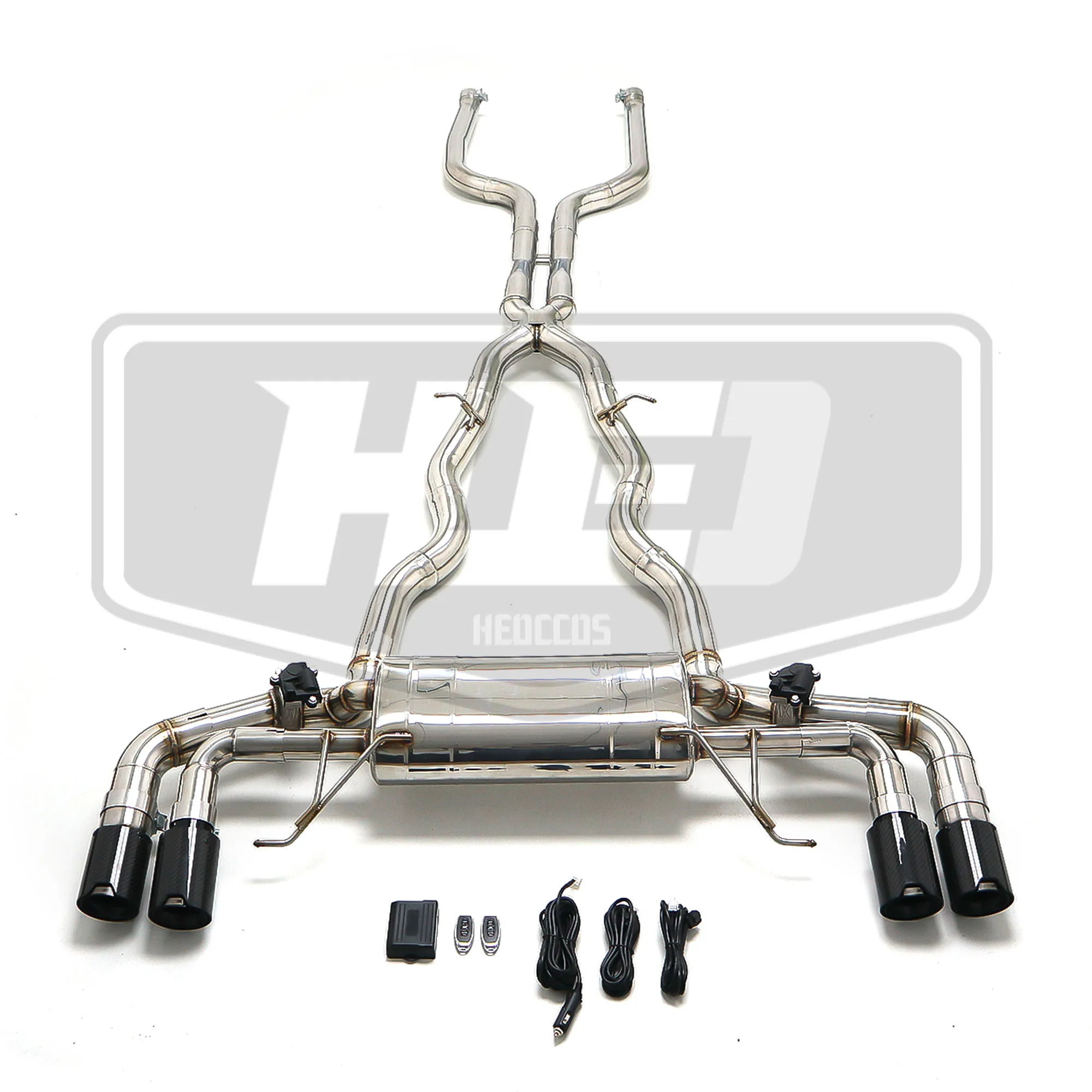 High-quality Catback Exhaust System for BMW M550/M550i G30/N63 4.4T 2019-2025 304 Muffler ss304 Exhaust Pipe Catback Axleback