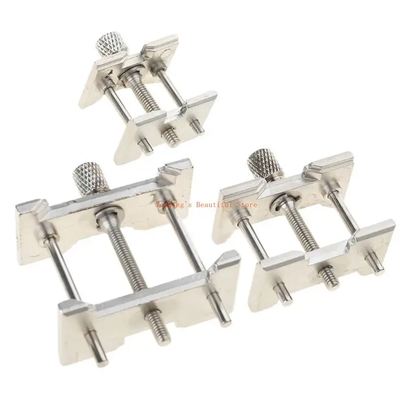 

N0HE Watch Repair Clamp Movement Fixing Holder For Various Sizes Watch Maintenance