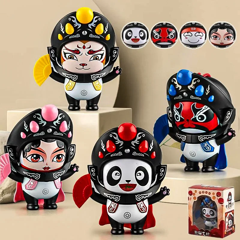 

Sichuan Opera Face Changing Doll Toy Kids Decompression Doll Decoration Toys Beijing Opera Face Makeup Cultural Souvenir Gifts