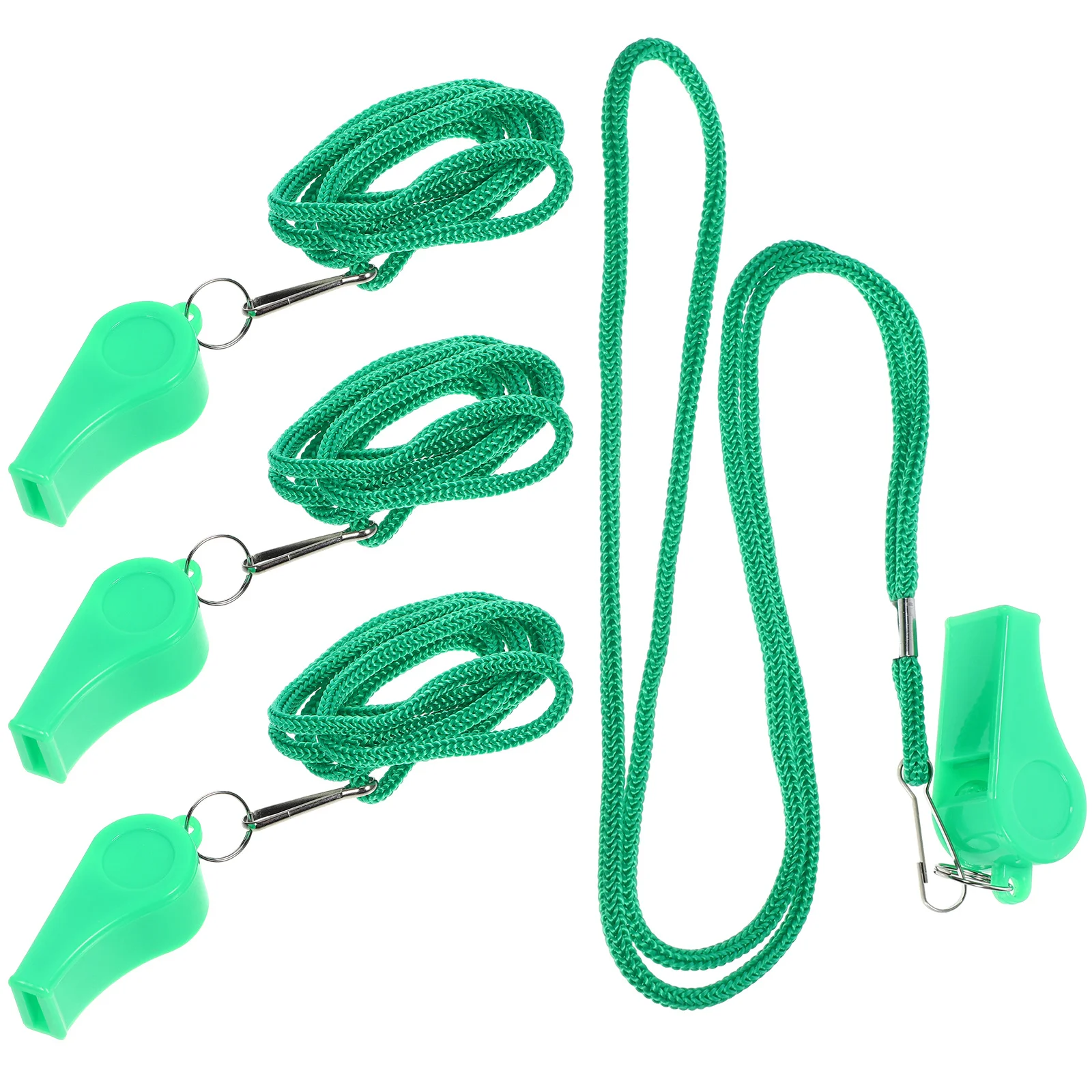 4 قطعة صافرة المحمولة مع الحبل بصوت عال واضح لكرة القدم كرة السلة كرة القدم الهوكي الحيوانات الأليفة التدريب المعلم الحكم في الهواء الطلق