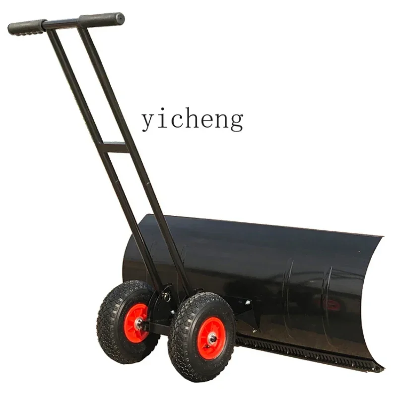 

hand push snow shovel large shovel tool artifact snowplow machine