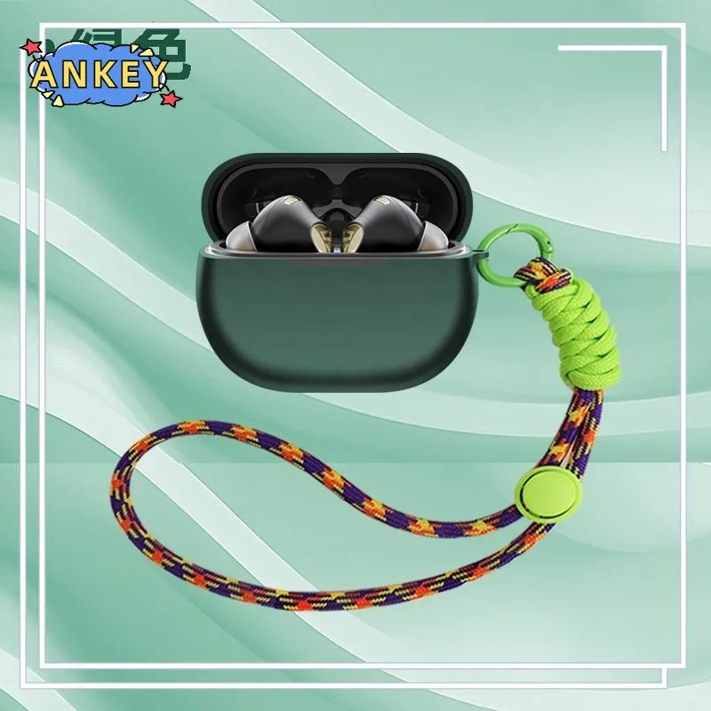 Case for Soundpeats Capsule3 Pro Pro+ Plus Protective Nylon Lanyard Soft Cover Headphone Shells Hand Rope Strap Accessories