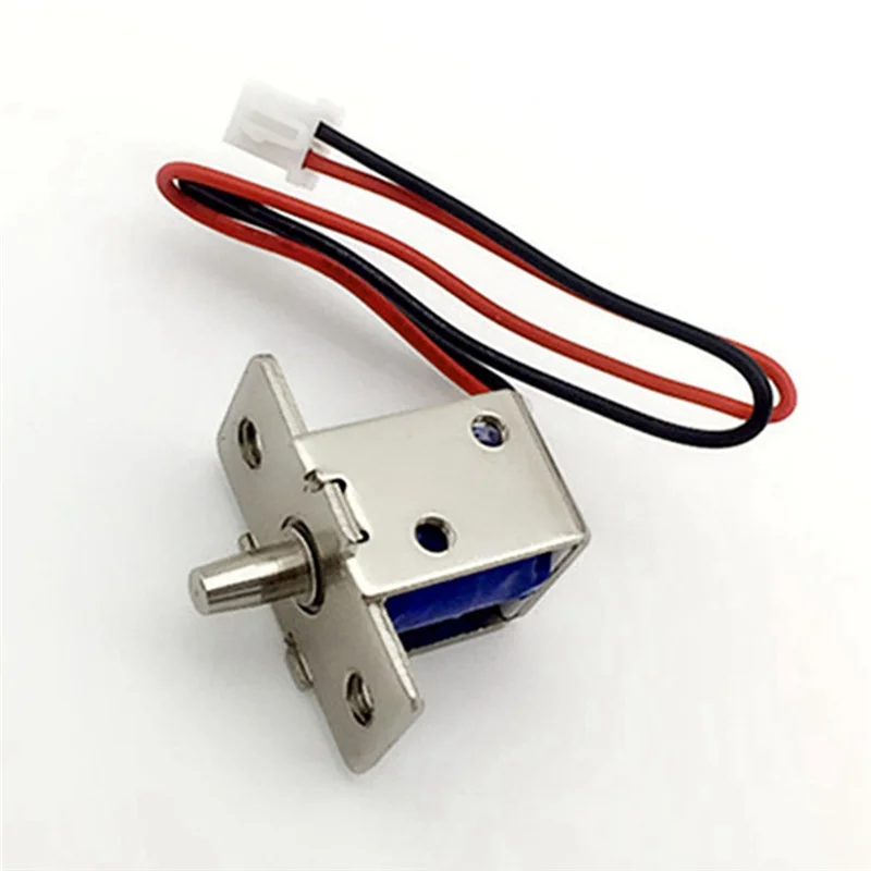 ABFN-ミニ電子ボルトロックコンパクトソレノイド電磁ドアロック隠蔽設置安全なアクセス DC12V-0.54A