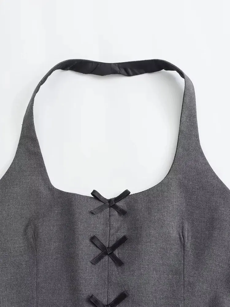 2024 Halter Top Women Off Shoulder Top Female Backless Sexy Tops Woman Bustier Tops