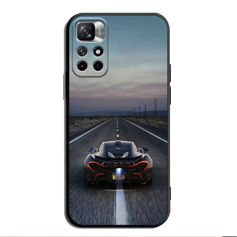 Sports Cars Phone Case For Xiaomi Redmi 10C 10 Note 12 11 Pro 5G Soft Cover Protective Funda Coque