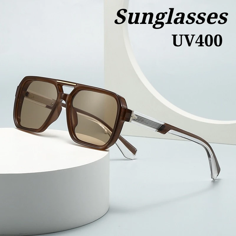 

2025 New Outdoor Sports Fishing Sunglasses Unisex Square Frames UV400 Shades Glasses Stylish Classic Driving Eyewear