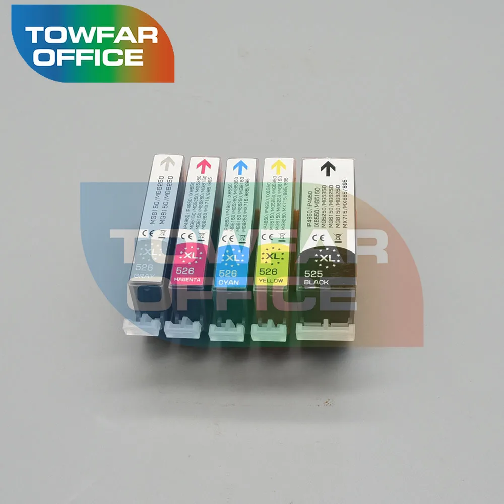 PGI-525 CLI-526 suitable for Canon PGI 525 CLI 526 Ink Cartridge suitable for Canon PIXMA iP4850 MG5150 MG5250 MG6150 MG8150 MG5