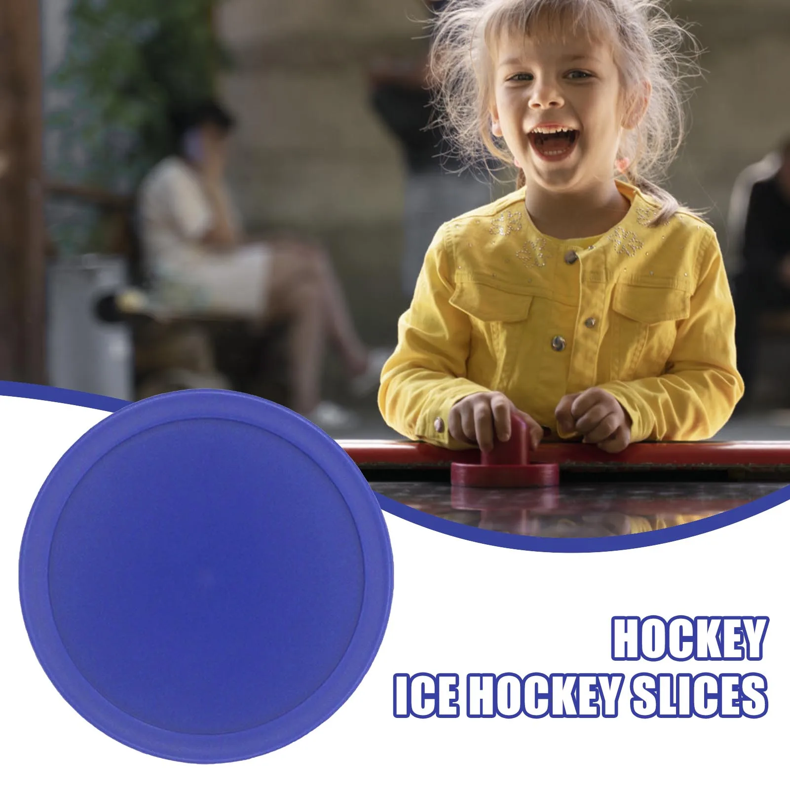 Pucks de mesa de Hockey de aire, diseño de colores clásicos, equipo de plástico de escritorio, adecuado para salas de videojuegos