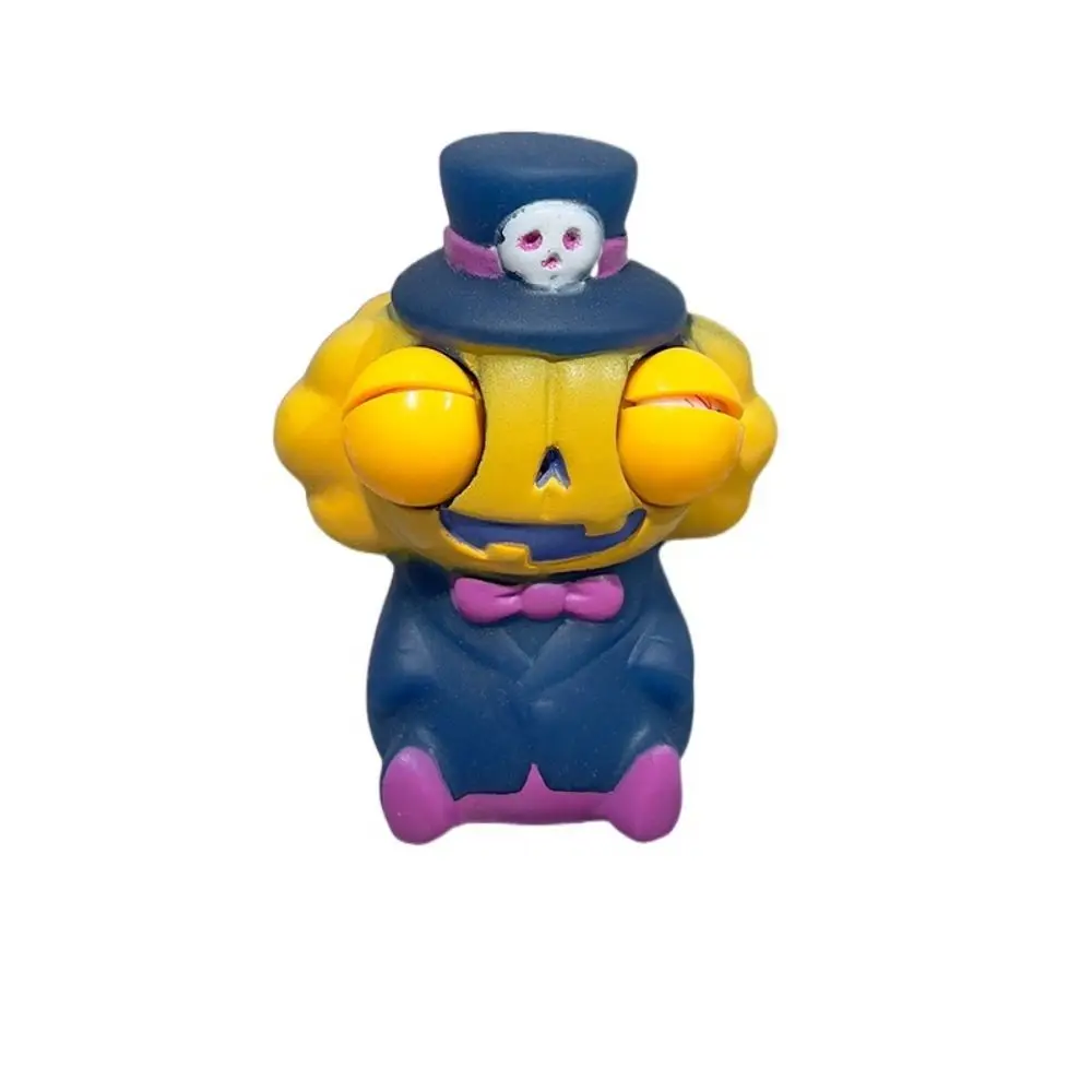 3 pçs abóbora globo ocular explosão squeeze brinquedo fantasma salamandra descompressão brinquedo de halloween dos desenhos animados capivara ventilação espremendo boneca