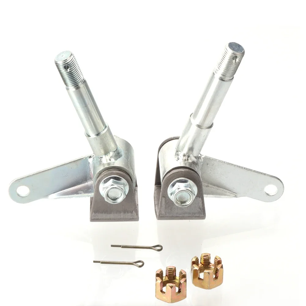 Karting 15mm/17mm Front Wheel Stub Axle Strut Steering Knuckle Spindle Fit For 110cc 125cc 168 200F Go Kart Quad ATV Buggy Parts