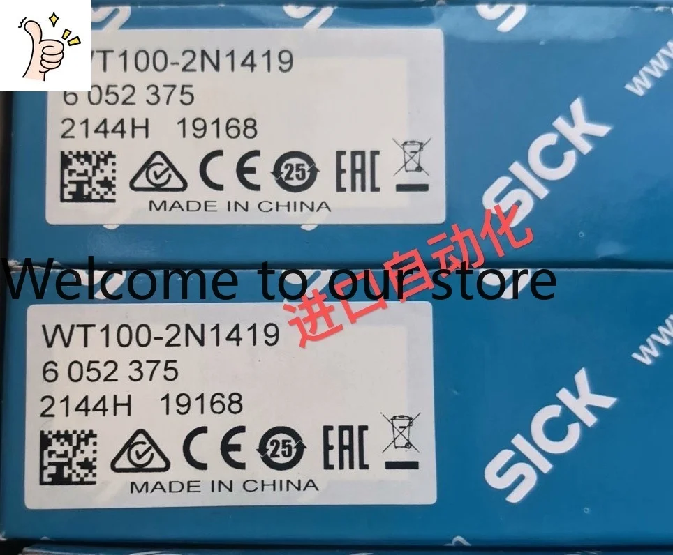 SICK WT100-2N1419 Sensor, Order Number (6052)