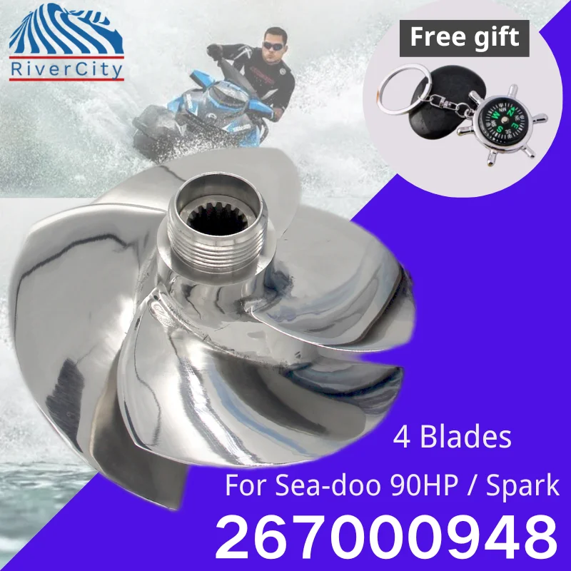 

Jetski seadoo BRP Spark Impeller Wheel propeller SPARK ACE 900 SPARK ACE 900 HO SPARK TRIXX UPDATED Version 267000948 267001070