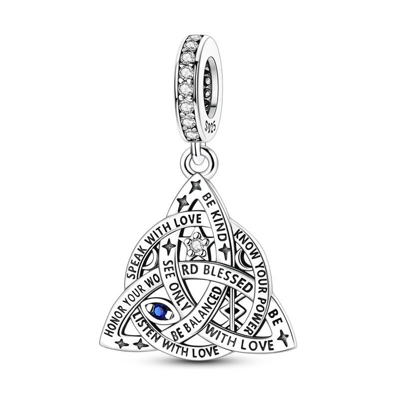 Neu eingetroffen: 925er Sterlingsilber-Charms, Perlen, Teufelsauge, Kleeblatt, Tanzschuhe-Anhänger, passend für Original-Armbänder, Damenschmuck, Geschenk, DIY