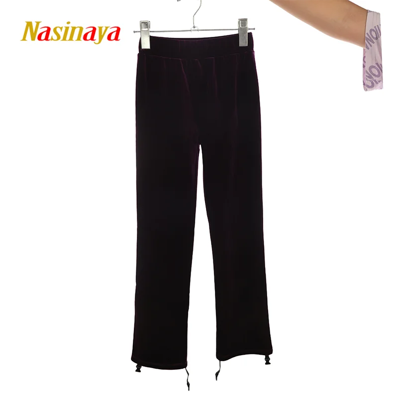 Custom Figure Skating Pants Skating Competition Outfit Boys Men\'S Pants Show Training Outfit Velvet