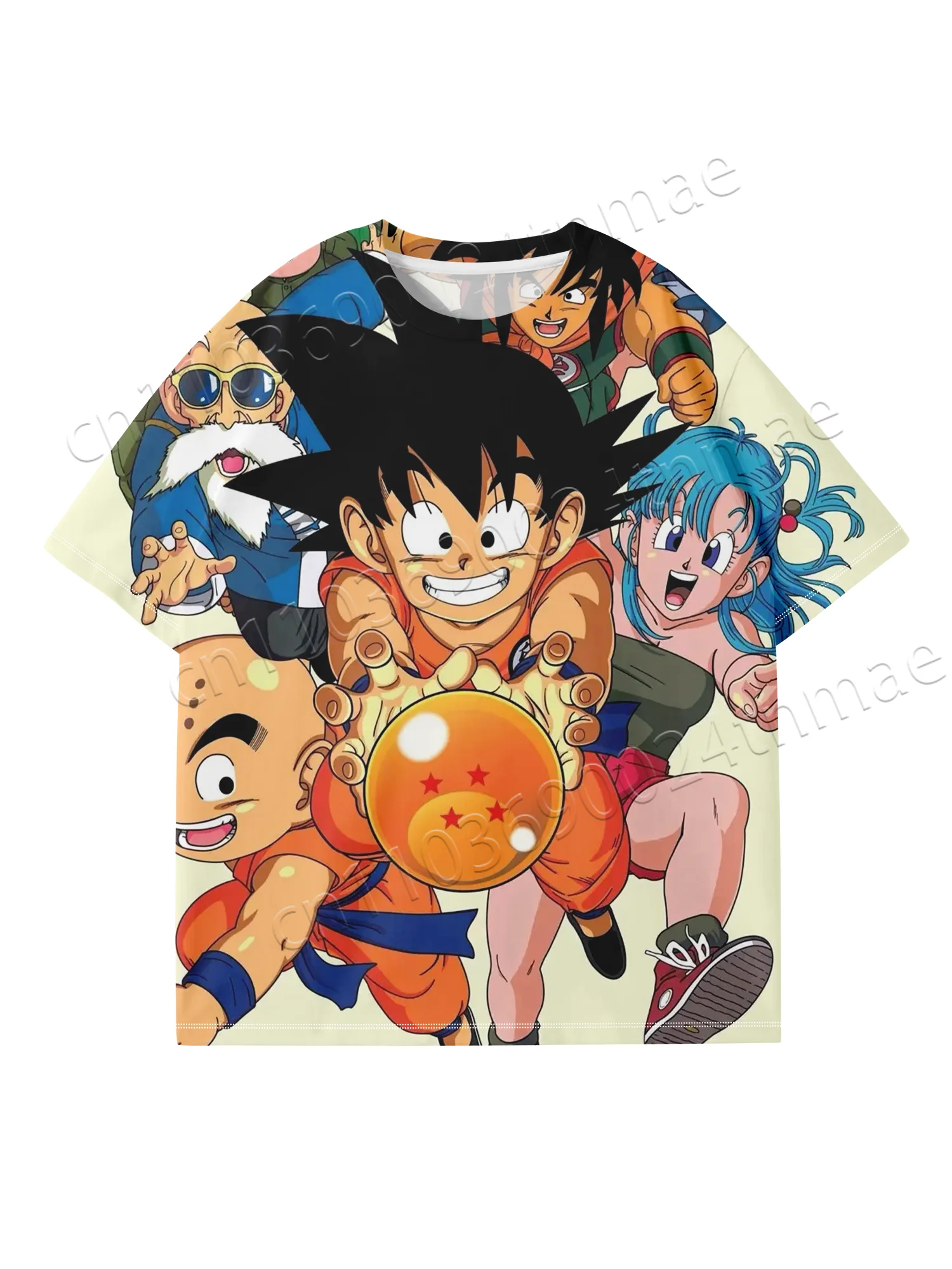 2025 Danza de fusión de Dragon Ball | Trajes familiares a juego Impresión 3D Secado rápido y transpirable