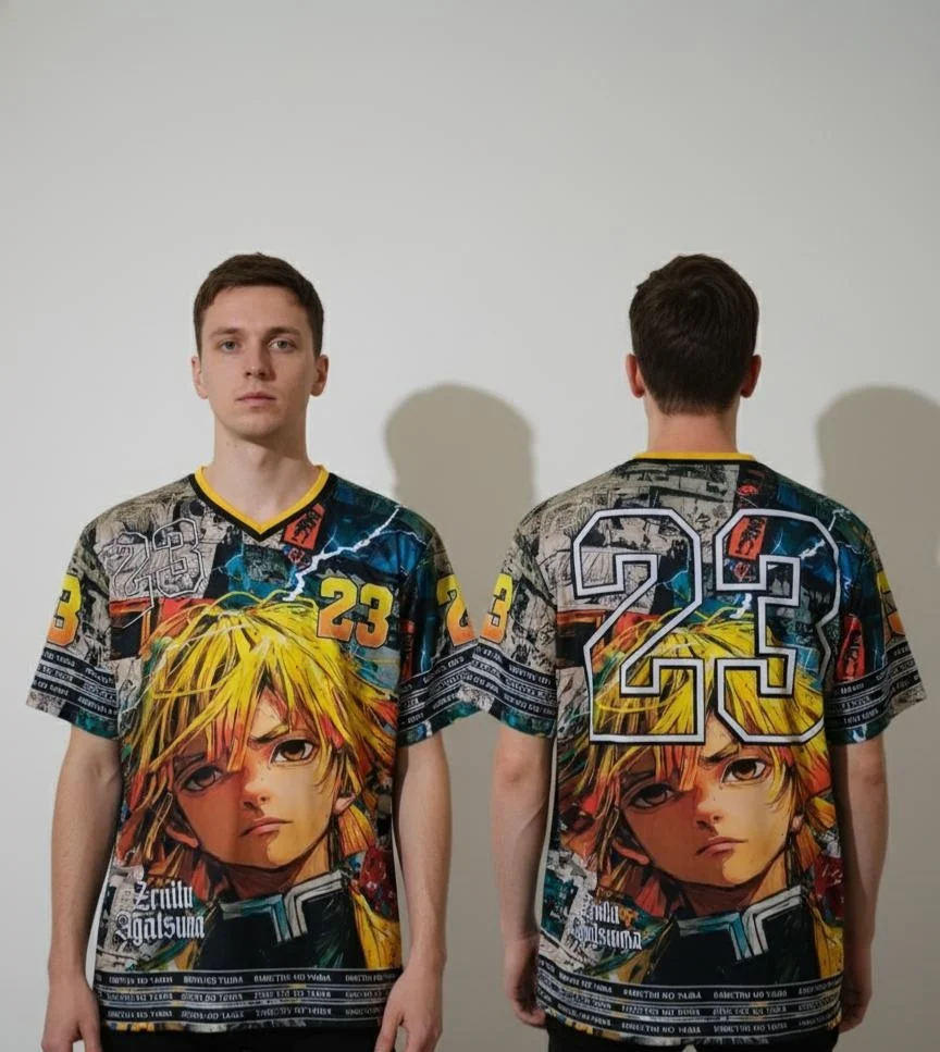 Bandai Anime Series Jersey Sport Cool Fashion Street Zomer T-shirt Oversized heren- en damestop voor volwassenen Nieuwe hete verkoop