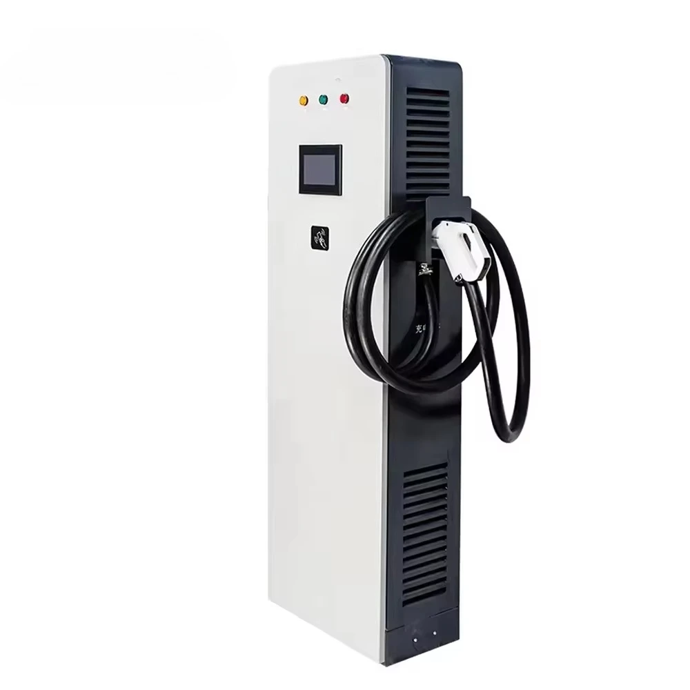 EV Car Charging Station 7kw Charger Pile Double Commercial Shopping Mall AC EV Charger