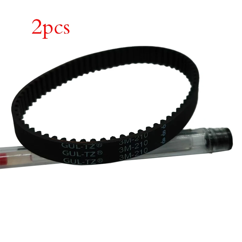 2 uds 3M-210-8 cinturones circunferencia 210mm ancho 8mm para LEXY/Tineco/Dreame/SUPOR/Midea/BISSELL/Haier/Roborock piezas de arandela de suelo
