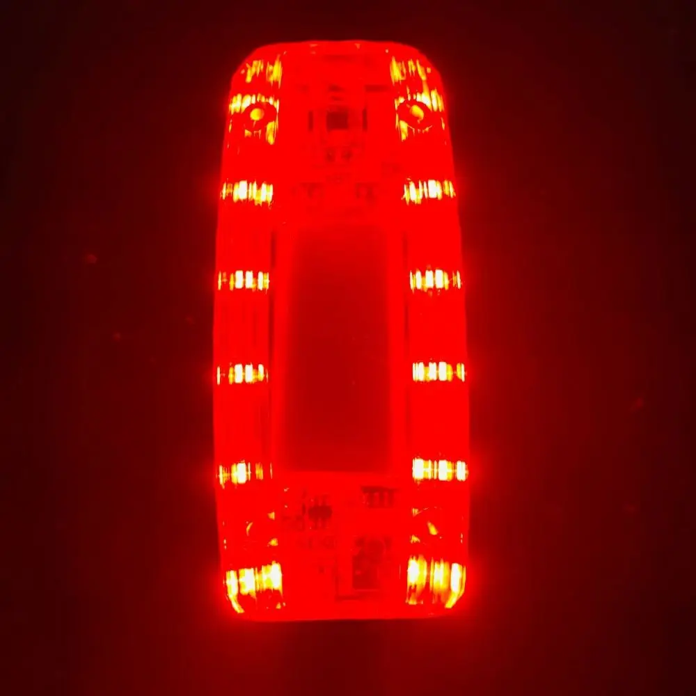 4 Modes Police Shoulder Clip Light Safety Patrol High Brightness LED Shoulder Warning Lamp with Clip Red&Blue