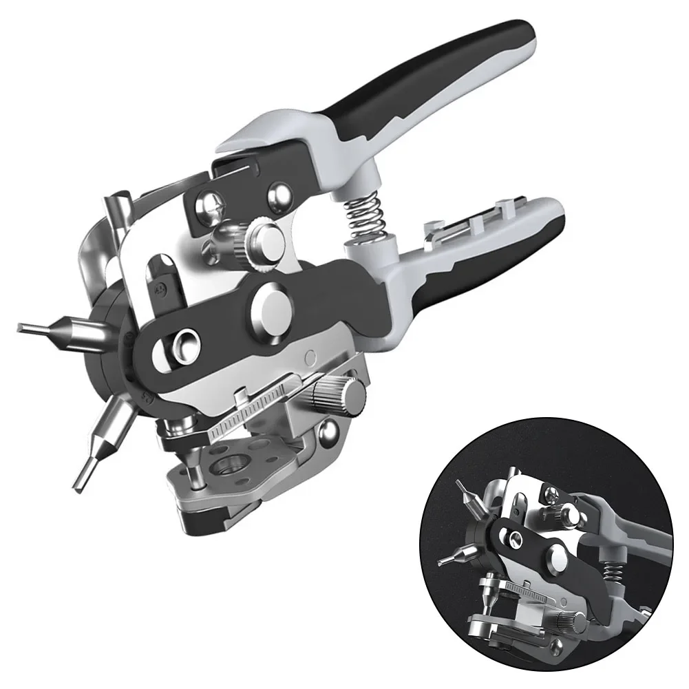 Leather Hole Punch Leather Tools Multifunctional Belt Puncher Household Punching Tool Handhold Belt Hole Puncher Crafts Tool