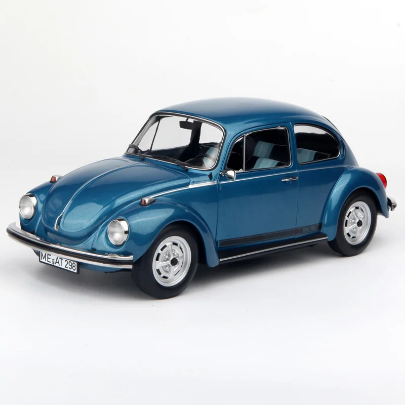 Diecast Original 1:18 Scale Alloy 1973VW 1303 City Car Model Finished Product Simulation Toy Collection Display Decorative Gift