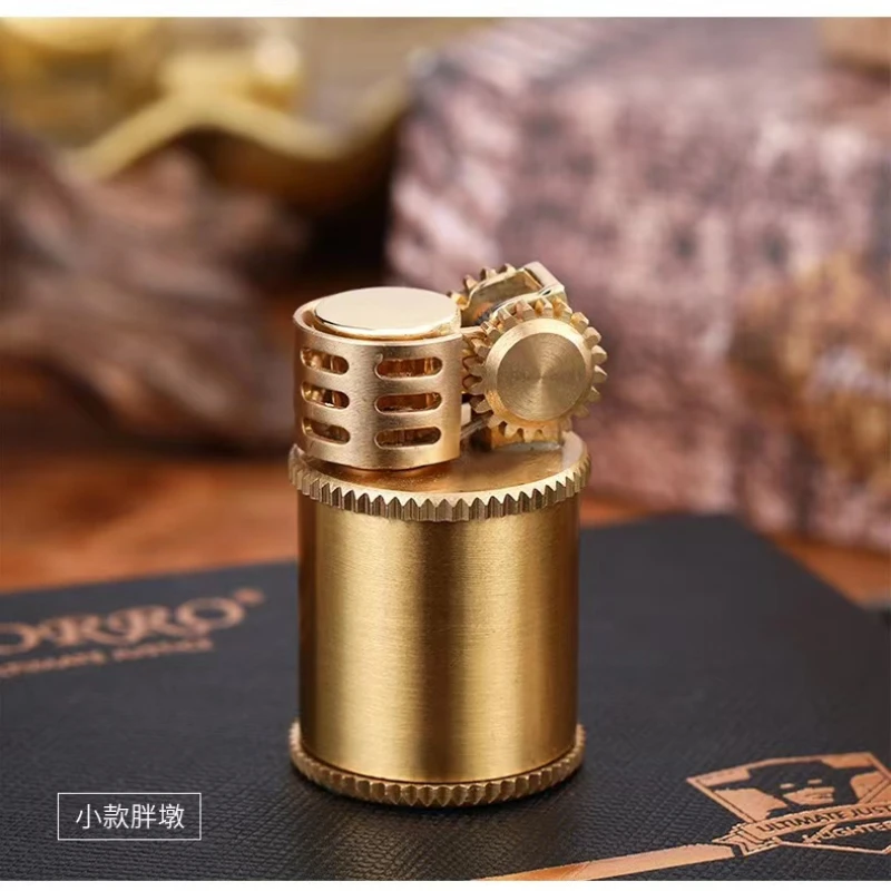 2023 New ZORRO Elevator Kerosene Lighter Grinding Wheel Open Flame Personalized Retro Relief Xiangyunlong Lighter Smoking Tools