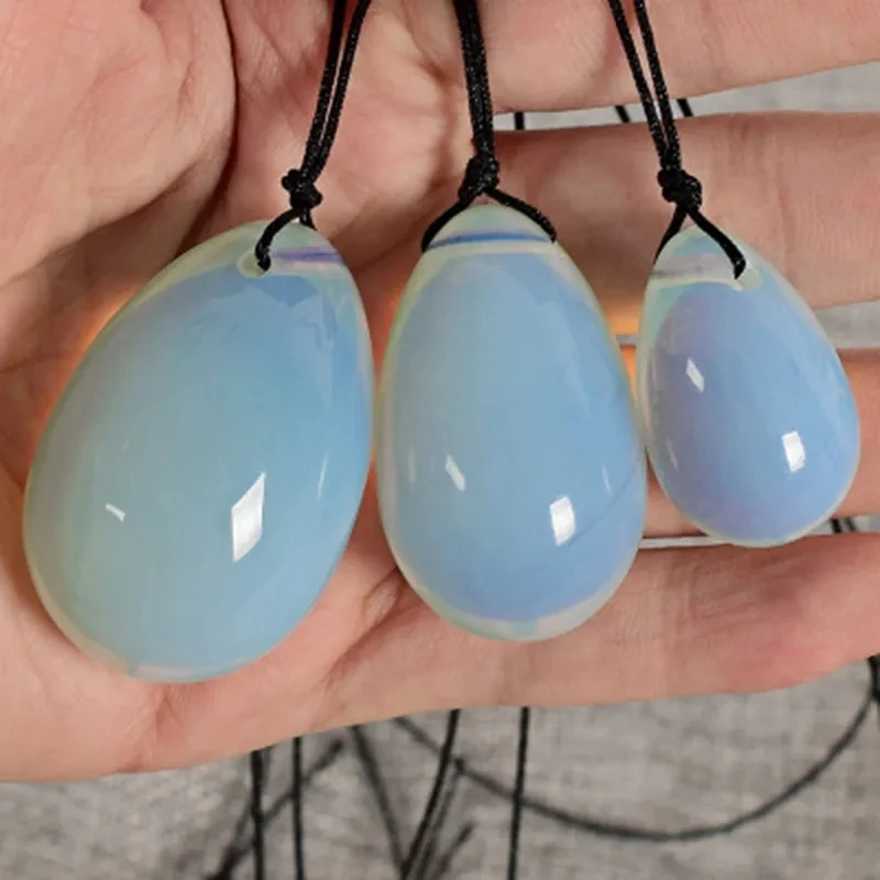 

Opal Yoni Egg Women Kege Exercise Ball Jade Egg Feminine Kegel Exercise Ball Yoni Wand Vaginal Tightening Health