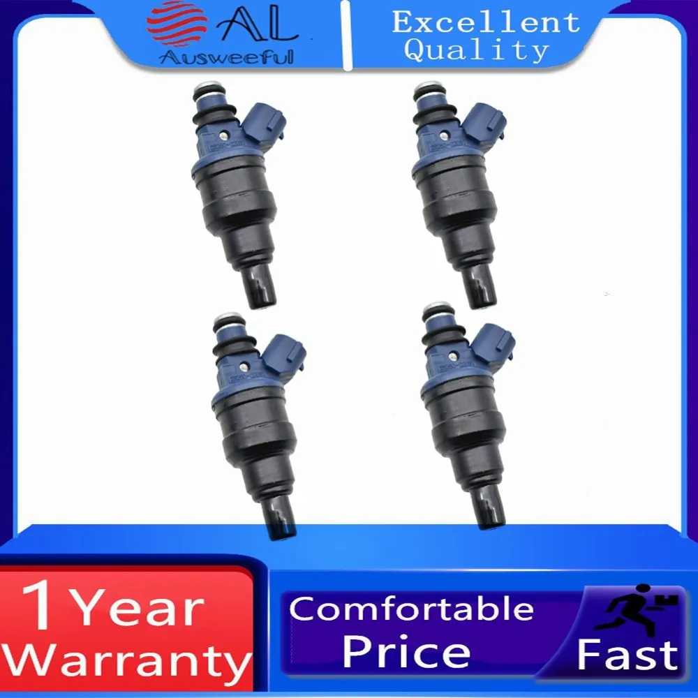 4pcs Fuel Injector Nozzle For 92-97 Toyota Carina E AT190 4AFE AT191 7AFE 23250-02030 2320902030