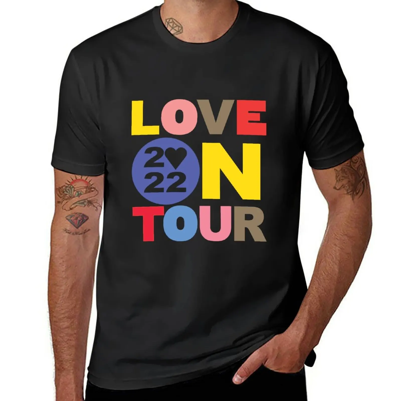 

New LOVE ON TOUR 2022 T-Shirt T-shirt for a boy oversized t shirts mens big and tall t shirts