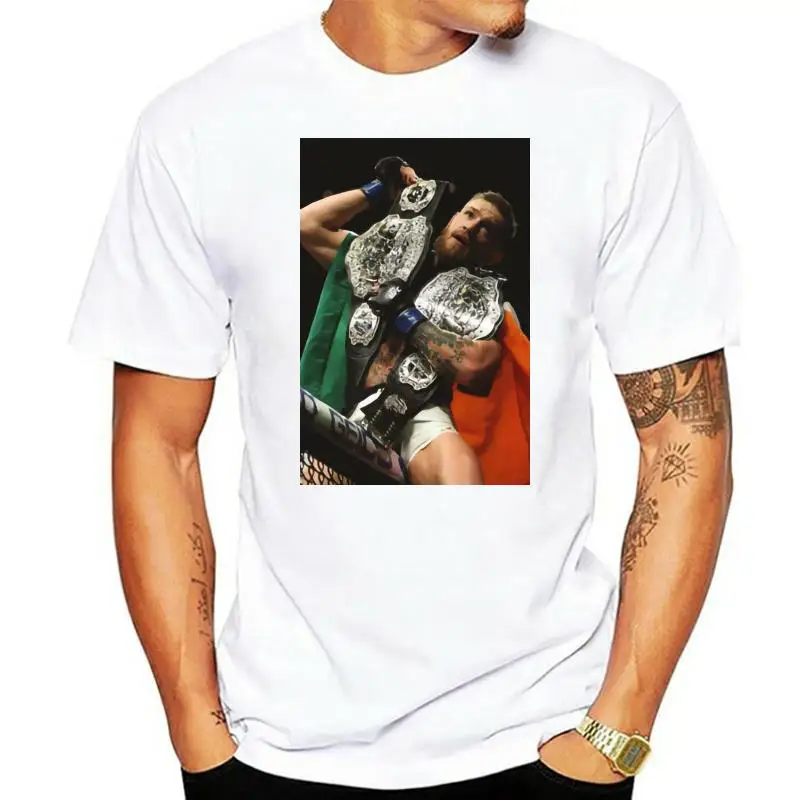 Men t-shirt Connor Mc Gregor Sitting On Cage T Shirt tshirt Women t shirt