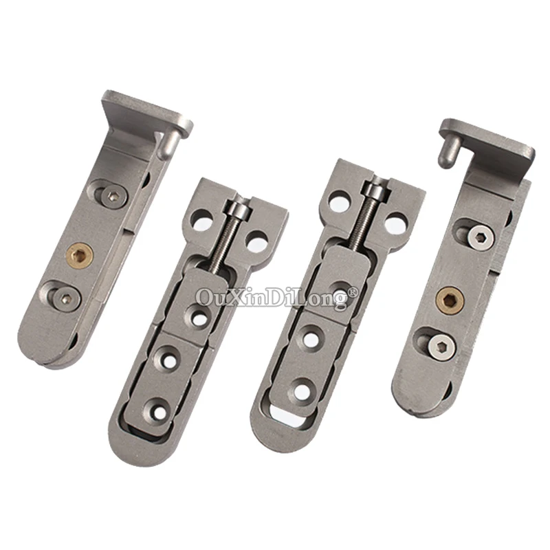 

1Set Heavy Duty Wood Door Pivot Hinges 360 Degree Shaft Invisible Hinges Stainless Steel Pivot Hinge System Max 176 lb SM1142