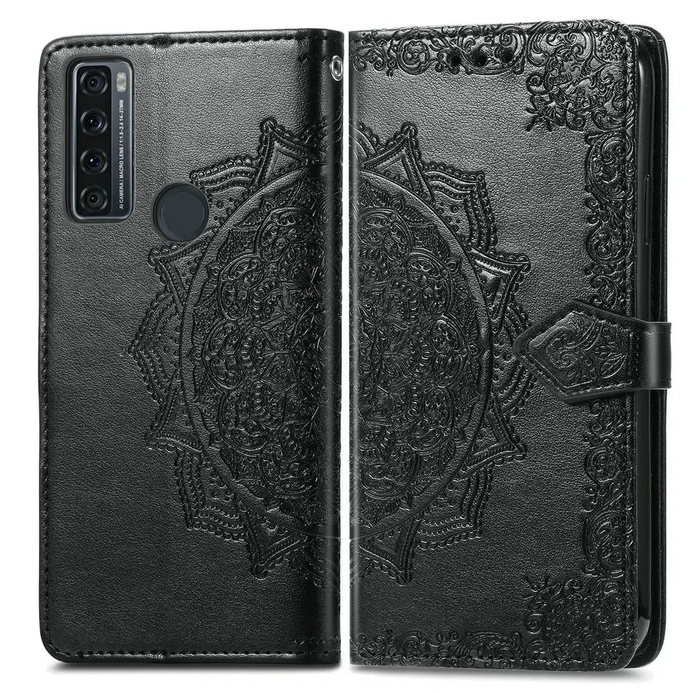 For TCL 40 NxtPaper 40SE 20L 306 20 Pro 5G Protect Case Mandala Wallet Funda TCL 30 SE 20B 20Y 40 R E 30 Plus 30E 20R Flip Cover