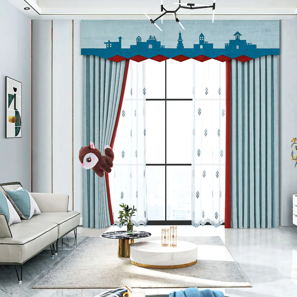 

1 Pair Pattern Curtain Tieback Decorative Non-Slip Buckle For Sheer Lined Blackout Curtains Holdbacks Clips Ties