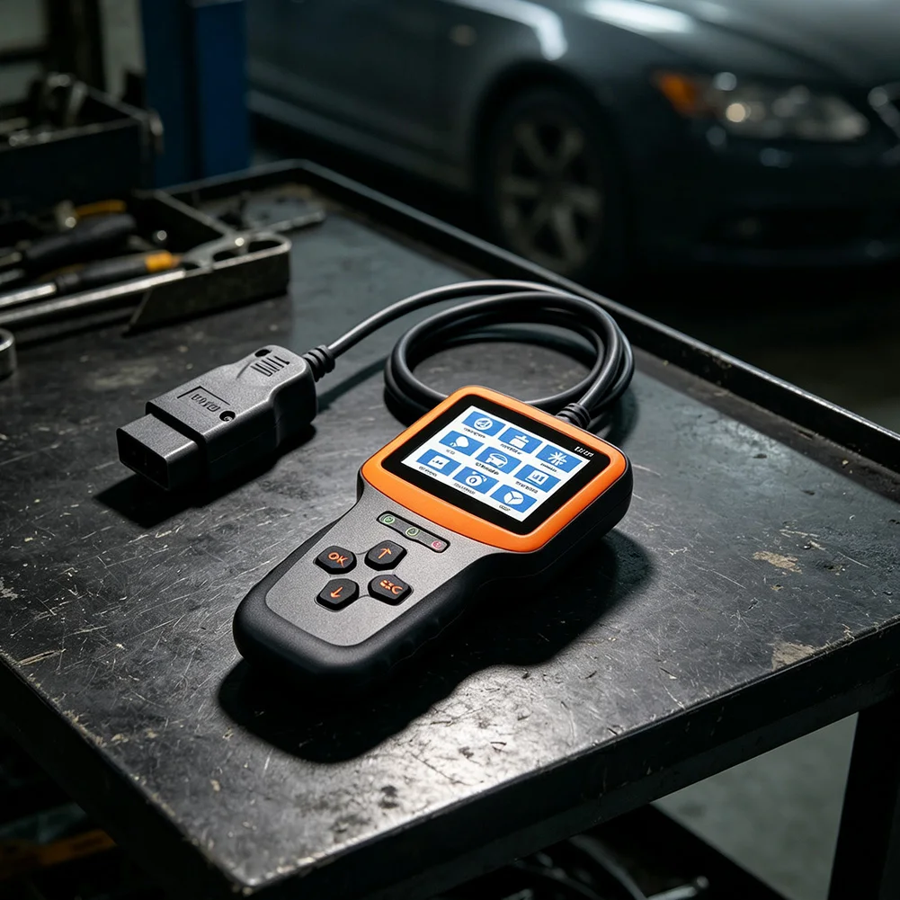 V317 Scanner for Fuel Vehicles with Full Protocol Coverage Real-Time Waveform Display and I/M Readiness Status Monitoring
