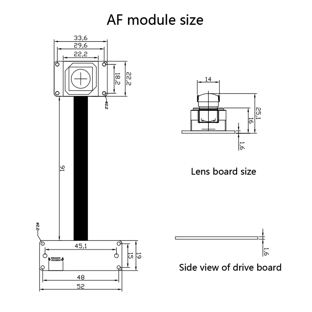4K 12MP HD IMX577 USB3.0 Camera Module 100 Degree AF Autofocus Low Illumination Webcam 4000x3000 Lightburn FPC Cable Free Drive